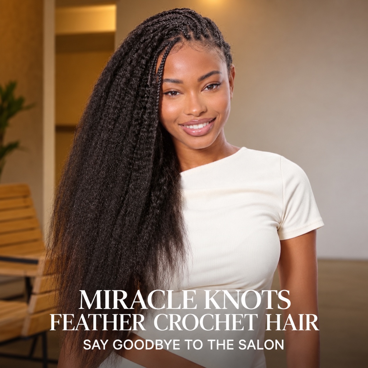 Knotless Kinky Straight Feathe - Human Hair Wigs recension och pris