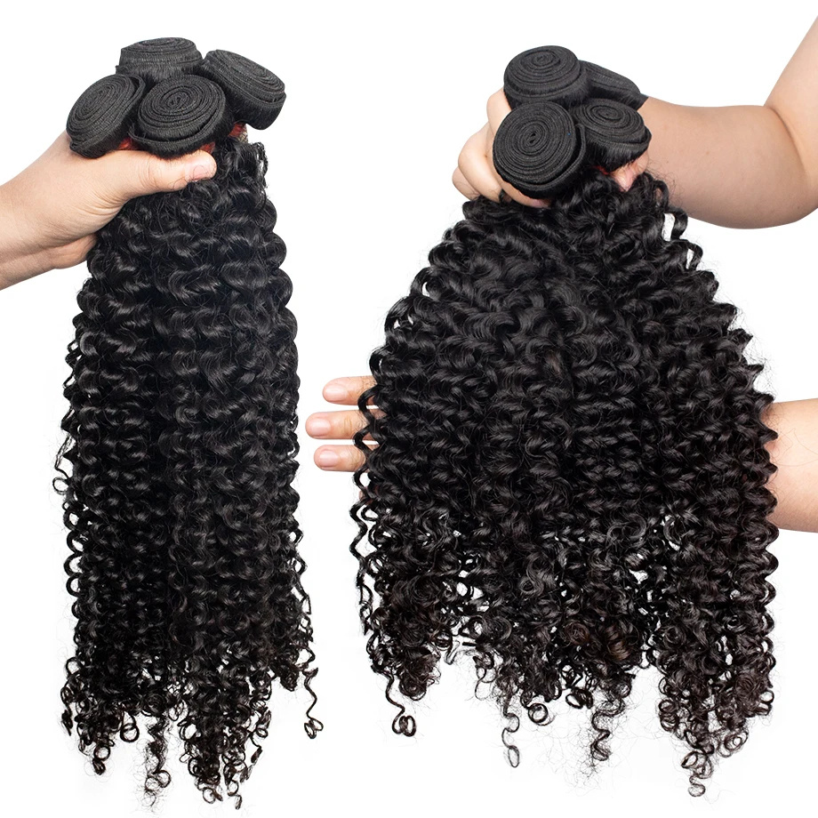 Brazilian Virgin Human Hair De - Deep Wave 3 Bundles With Closure recension och pris