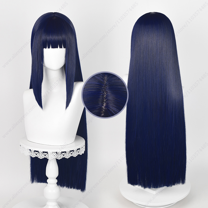 Hinata Hyuga Cosplay Wig Blue  - Synthetic Braided Wigs For Black Women recension och pris