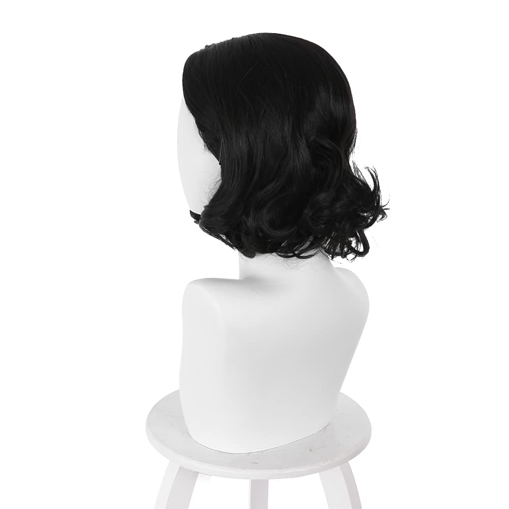 Black Short Bob Wavy Middle Pa - Synthetic Braided Wigs For Black Women recension och pris